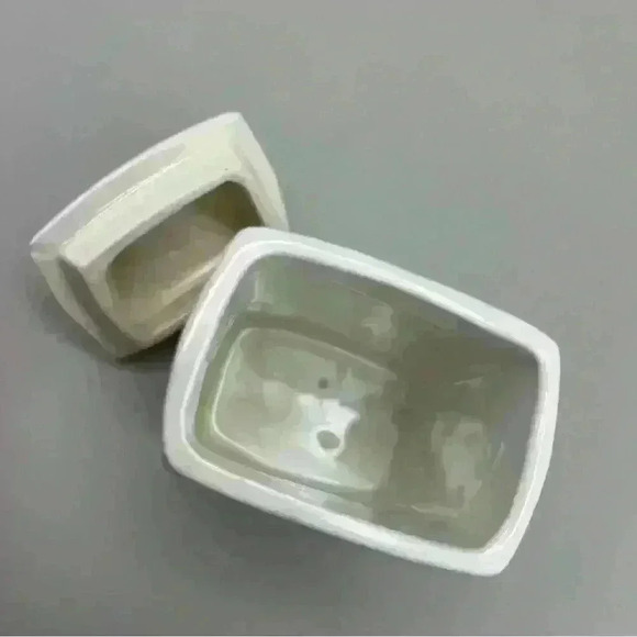 Set Of 4 Antique Moskau Vintage Made In Germany Porcelain Spices Jars - Picture 9 of 14